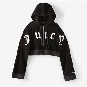 Juicy Couture UO cropped zip sweater